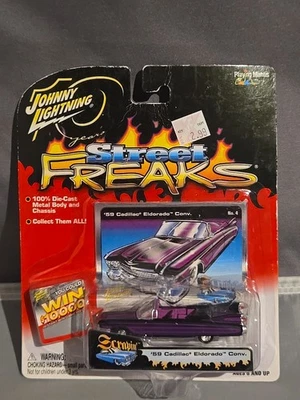 Johnny White Lightning '59 Cadillac Eldorado Convertible Púrpura *TARJETA DAÑADA* Foto 1 de 4