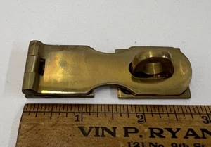 2-3/4 X 1" Solid Brass Hasp Hinge - Picture 1 of 4