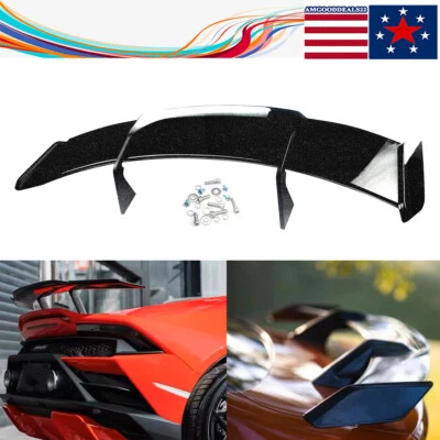 For Lamborghini Huracan LP610 LP580 Carbon Flash High-Kick Rear Spoiler Big Wing Foto 1 de 4