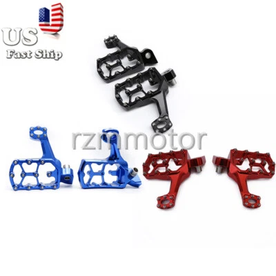 For Yamaha YZ85 WR250R WR450F YZ400F CNC Pivot Dirt Footpegs Footrests Pedals - Image 1 of 4