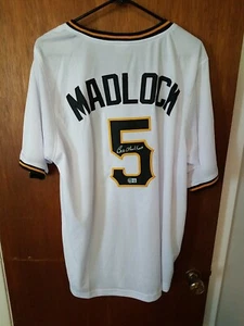Bill Madlock Autographed Custom Pittsburgh Pirates Jersey With Beckett COA - Picture 1 of 4