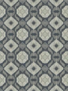 Fabricut damask fabric $20 for all 6 1/3 yds blue and gray tones - Picture 1 of 6