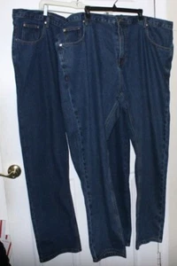2 pares de pantalones de mezclilla Big Dude Big Dude grandes y altos para hombre talla 53 x 33 nuevos con etiquetas - Imagen 1 de 2