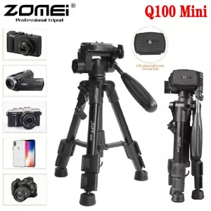 ZOMEI Q100 Mini 20" Tabletop Tripod Travel Stand Fr DSLR Camera Sony Canon Phone - Picture 1 of 16