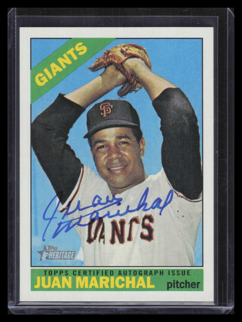 2015 Topps Heritage Real One Autographs ROAJM Juan Marichal Auto
