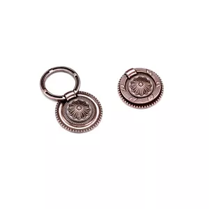 Retro Handles Antique Knobs Door Drawer Cabinet Ring Knob Cupboard Wardrobe - Picture 1 of 13