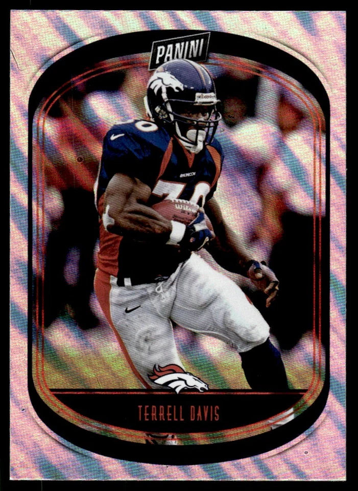 2021 Panini Player of the Day Terrell Davis Denver Broncos #91 - Image 1 of 2
