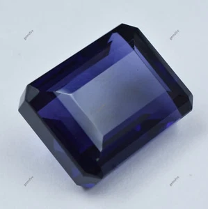 Piedra preciosa suelta natural certificada 115,55 quilates corte esmeralda amatista púrpura - Imagen 1 de 13