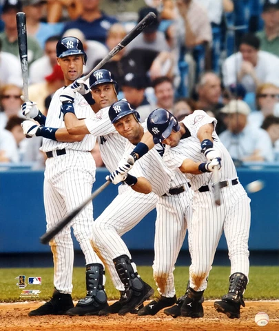 Derek Jeter THE SWING (2003) New York Yankees Classic 20x24 POSTER Print Cover