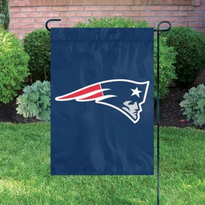 2 New England Patriots NFL Premium Quality Garden Flag 18" x 12.5" - Picture 1 of 4
