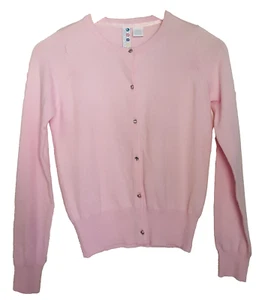Candy Coast Cardigan Sweater Girl's 14 Pink Knit Button Dress Casual Party - Picture 1 of 6