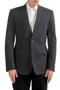 Abrigo deportivo blazer a rayas para hombre Just Cavalli "Glam Label" EE. UU. 40 IT 50 - Imagen 1 de 5