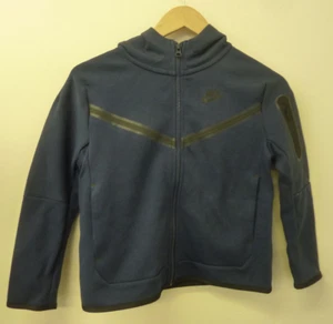NIKE DRY-FIT ZIPPED HOODY-S+ AGE8-10YRS-NAVY BLUE - Picture 1 of 6