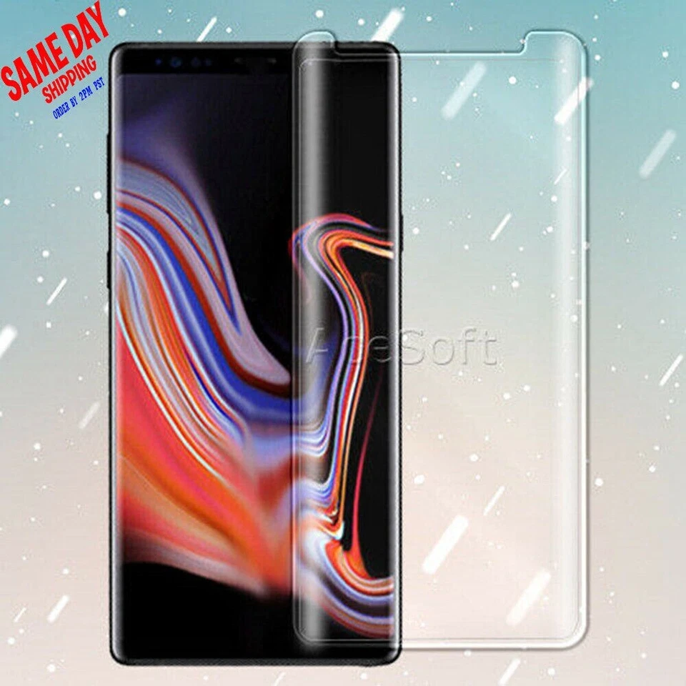 9H изогнутый закаленное стекло протектор экрана f Samsung Galaxy Note 9 N960U T-Mobile - Изображение 1 из 1