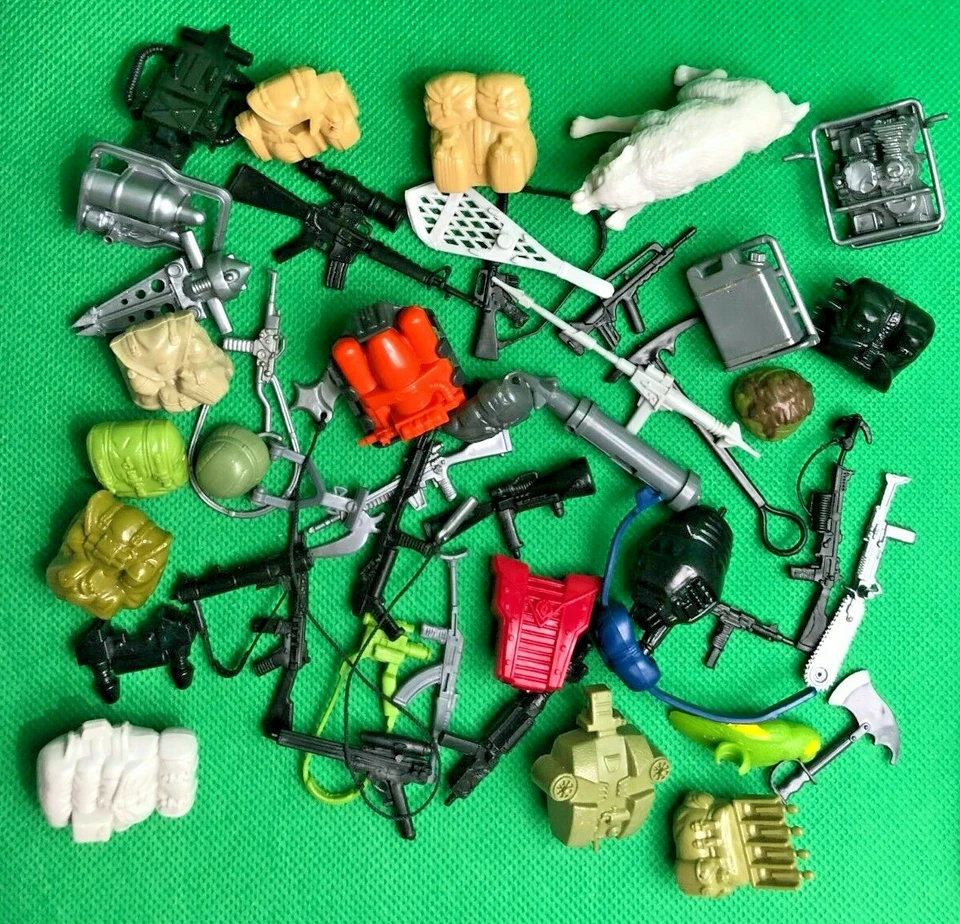 Vintage GI Joe ARAH 1985 3.75 weapons gun backpack helmet accessories PICK LOT - Image 1 of 1