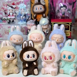 Labubus Sitting Party Doll Anime Figure Toy Macaron Pendant Monsters Labubu Gift - Picture 1 of 21