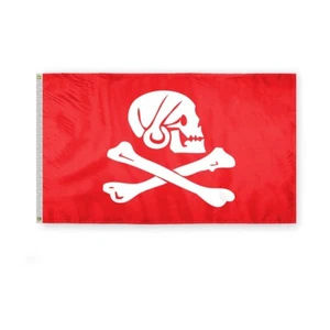 3x5 piedi Henry Every John Avery bandiera pirata Jolly Roger - poliestere - Foto 1 di 1