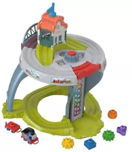 Toddler Toy My First Train Table with Track, Cargo Stacking & Fine Carlito - Picture 1 of 7