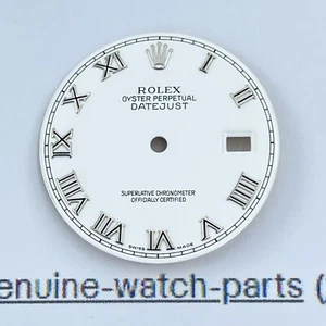 Rolex Datejust genuino 36 mm 116200 116234 esfera blanca Cal 3135 3035 caballeros romanos - Imagen 1 de 3