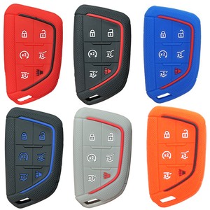 Fit Cadillac XT6 Escalade ESV 6 Button Remote Smart Key Fob Silicone Case Cover