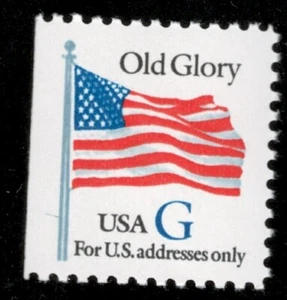 US. 2884. (32c). Blue "G" Old Glory. Booklet Single. MNH. 1994 - Picture 1 of 1