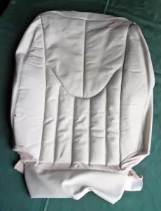 Jaguar S Type RH Front Seat Back Leather in Ivory NED. S Type RH Leather Seat - Picture 1 of 5