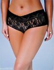 Fashion Bug Intimates Sexy Lace Hipster Lingerie Panties Underwear Black/White