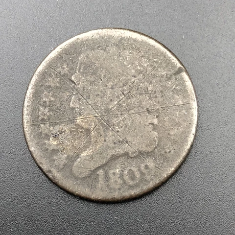 1809 Classic Head Half Cent US Coin Cover