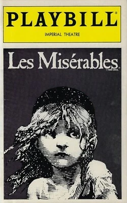 Robert Cuccioli (Debut) "LES MISERABLES" Craig Schulman 1994 Broadway Playbill - Image 1 of 4