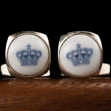 Royal Copenhagen x Georg Jensen Cufflinks Denmark 1.6 x 1.6cm 0.62 x 0.62"