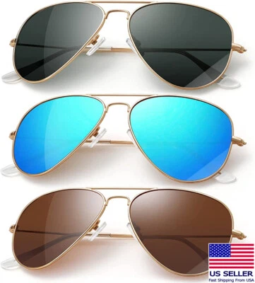 Gafas de sol de aviador polarizadas Tac para mujeres hombres unisex deportes HD gafas de sol para conducir Foto 1 de 4