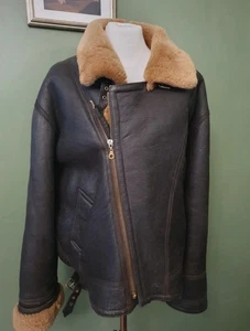 RAF Sheepskin and Leather Flying Jacket Irvin Style - Picture 1 of 10