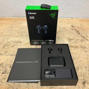 Razer Hammerhead True Wireless Pro Bluetooth Gaming Earbuds (2020 Model): Black - Photo 1 sur 4