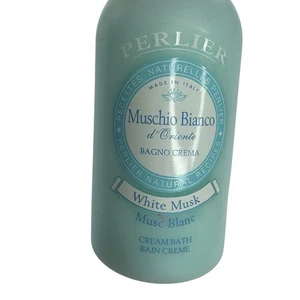 Perlier White Musk Cream Bath 8.4oz 250ml Made in Italy - Picture 1 of 6