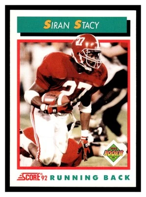 1992 Score Siran Stacy #477 Philadelphia Eagles - Image 1 of 2