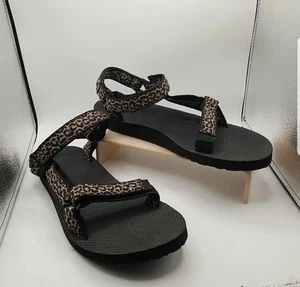 Sandalias para mujer Teva Midform universales con estampado de leopardo 1003987 talla 11 - Imagen 1 de 8