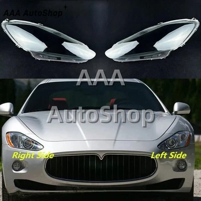 Par de cubiertas transparentes para faros + pegamento para Maserati GranTurismo 2008-2012 Foto 1 de 4