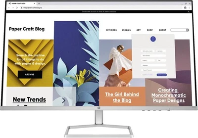 HP Monitor PC HP 32sf LED Monitor 32 Zoll VA-Panel 100 Hz EEK D - Bild 1 von 4