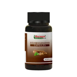 Sharmayu Ashwagandha Capsules, 60 Capsules - Picture 1 of 8