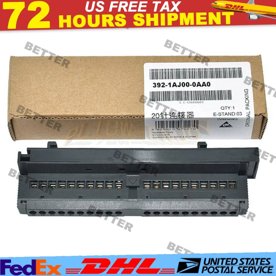 NewSiemens S7-300 20-pole Front connector 6ES7392-1AJ00-0AA0 6ES7 392-1AJ00-0AA0 - Image 1 of 1