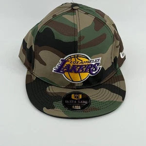 Los Angeles Lakers NBA Camo Hat Ultra Game Cap Mens One Size Basketball NEW - Picture 1 of 10