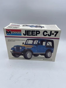 Monogram- 1977 Jeep CJ-7 Renegade Partially assembled Model Kit #2223 Open Box - Picture 1 of 15