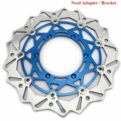 Oversize Front Brake Disc Rotor For Suzuki DRZ400E DRZ400S RM125 RM250 1996-2009 - Image 1 of 4
