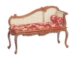 Dolls House Louis XV Fainting Couch Chaise Longue Sofa JBM Miniature Furniture - Picture 1 of 7
