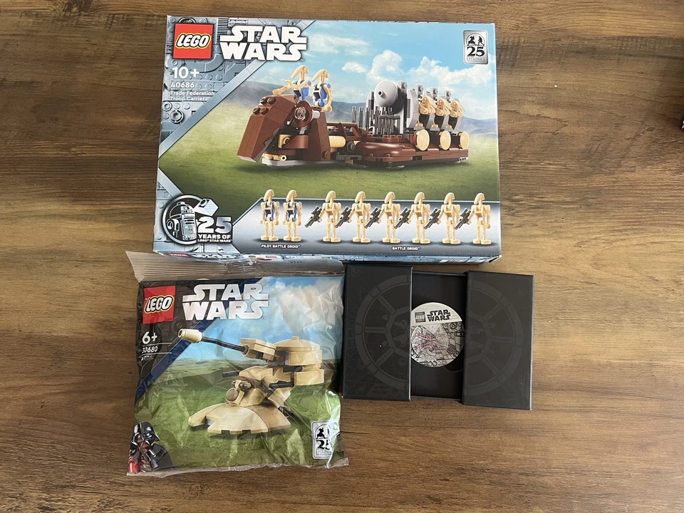 LEGO 40686 STAR WARS Droid Troop Carrier, Coin, 30680 AAT Polybag GWP New Sealed - Image 1 of 1
