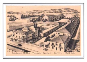 #559 Stampa 29,6 CM. x 20,9 Cm. Asti - Stabilimenti Robba - Vermouth Spumanti - Picture 1 of 1