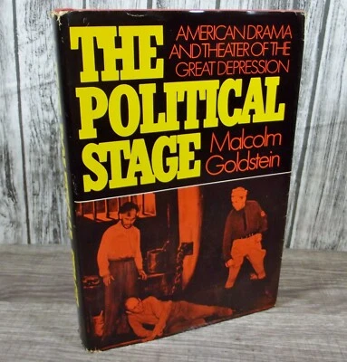 The Political Stage American Drama & Theater of Great Depression Vintage 1974 Foto 1 de 4
