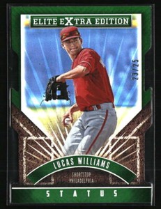 Lucas Williams  2015 Elite Extra Edition Status Emerald Die-Cut #84 /25