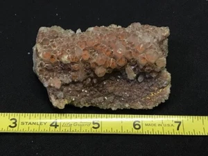 OLD STOCK : MAGNIFICENT RARE HEMATITE INCLUDED QUARTZ W/ PHANTOMS, CHINA - Picture 1 of 12