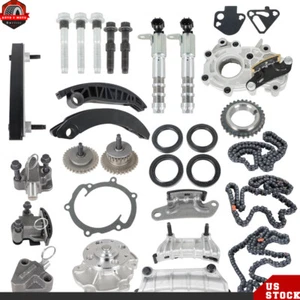 Timing Chain Kit Oil Pump Water Pump VTC Solenoid For Chevy GMC Cadillac 3.6L - Bild 1 von 12